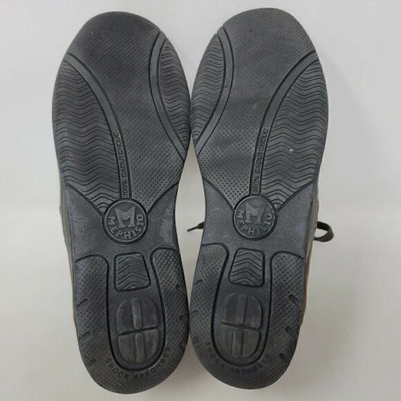 MEPHISTO RUNOFF BROWN NUBUCK SNAKE PRINT WALKING SNEAKERS SHOES WOMENS SIZE 9 US - Picture 8 of 8